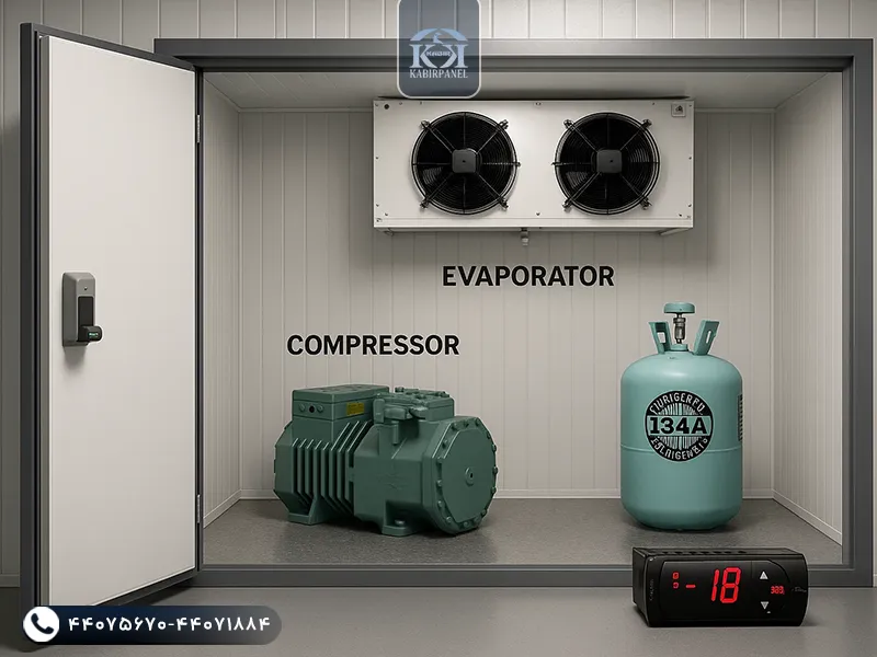 تجهیزات سردخانه کانکسی