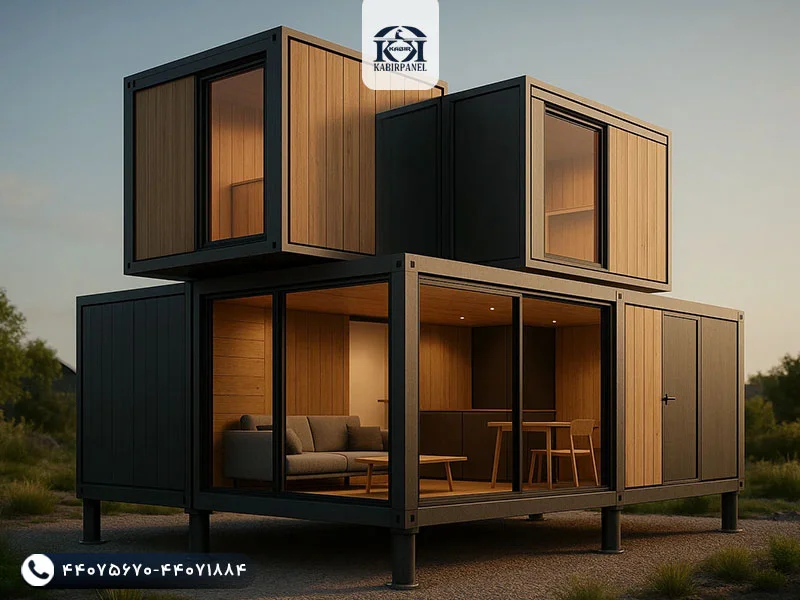 خانه پیش ساخته ماژولار سه بعدی