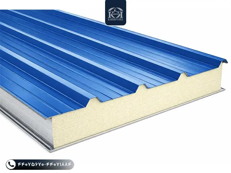 استفاده از ورق گالوانیزه برای پوشش ساندویچ پانل